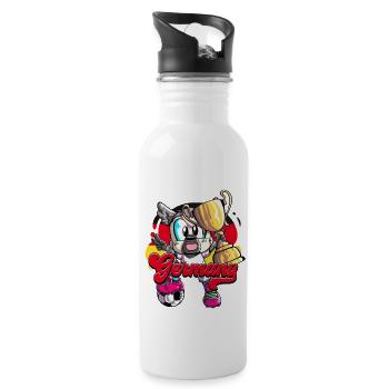 Germany Football - Water bottle with straw - white - Right