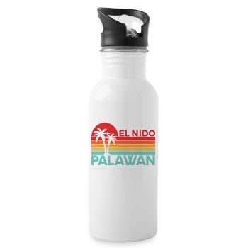Voyage de vacances El Nido Palawan Philippines Asie - Gourde avec paille intégrée - blanc - Droite
