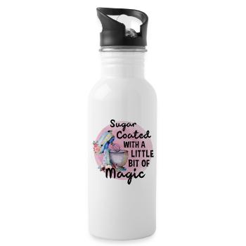 Baking Baker Baker Bakery Confectionery Cake - Water bottle with straw - white - Right