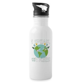 Jour de la Terre Jour de la Terre Protection de l’environnement Environnement Nature - Gourde avec paille intégrée - blanc - Droite