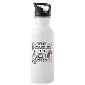 It's Not Hoarding When It Comes to Skin Care. - Water bottle with straw - white - Right