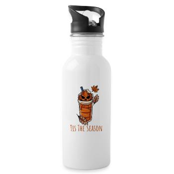 Halloween Coffee Mug - Water bottle with straw - white - Right