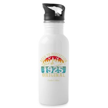 Aged to perfection 1925 Original - Water bottle with straw - white - Right