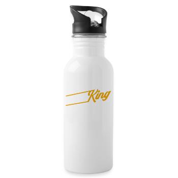 Ramen Nudel Liebhaber Essstäbchen Japanische Nudel - Trinkflasche mit integriertem Trinkhalm - Weiß - Rechts