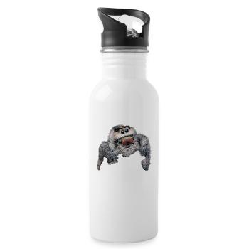 Exotic Pet Collection Lifestyle Jumping Spiders - Water bottle with straw - white - Right