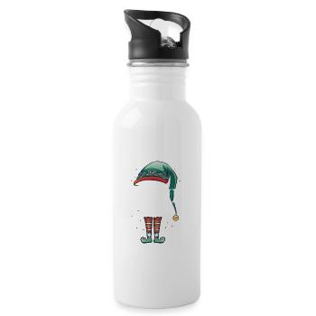 The Brother Elf Matching Group christmas - Water bottle with straw - white - Right