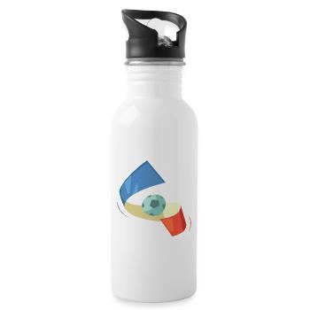 Football France - Water bottle with straw - white - Right