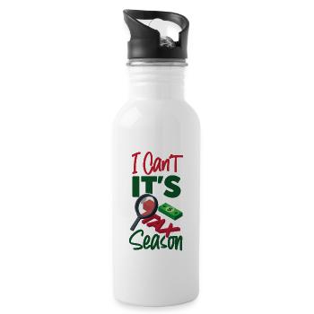 Accountant Bookkeeper Accounting - Water bottle with straw - white - Right