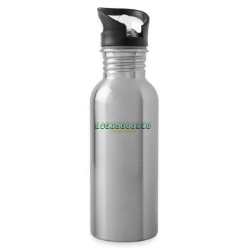 Spreadsheet Accountant CPA Fun Bookkeeper Funny - Water bottle with straw - silver - Right