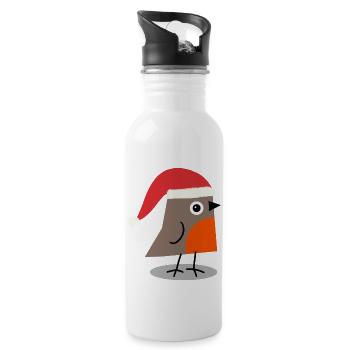 Robin - Water bottle with straw - white - Right