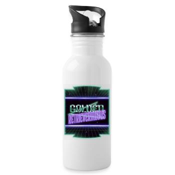 geburtstagsgeschenk spaß lustig geschenkidee - Trinkflasche mit integriertem Trinkhalm - Weiß - Rechts