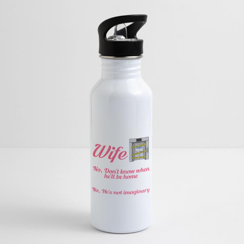 Elevator Elevator System Technician Woman Elevator Elevator Water bottle with straw