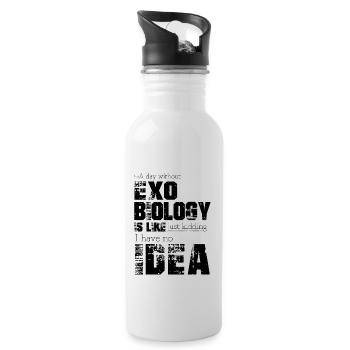 Exobiology - Water bottle with straw - white - Right