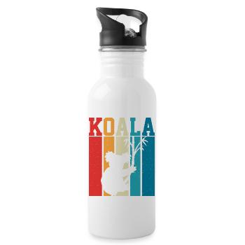 Koala Australian Koala Bear - Gourde avec paille intégrée - blanc - Droite