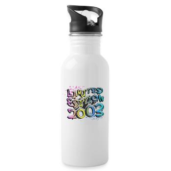 Limited Edition 2003 Graffiti - Water bottle with straw - white - Right