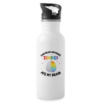 Dyslexia Teacher for Legathenia Therapists - Water bottle with straw - white - Right