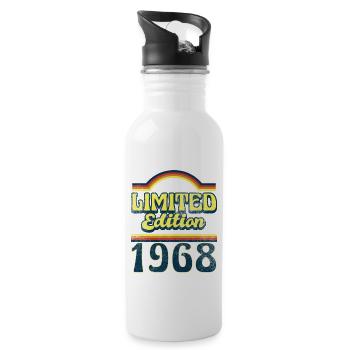 Edition Limitée 1968 Millésime - Gourde avec paille intégrée - blanc - Droite