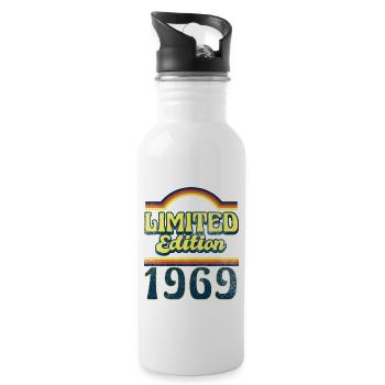 Edition Limitée 1969 Millésime - Gourde avec paille intégrée - blanc - Droite