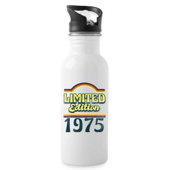 Edition Limitée 1975 Millésime - Gourde avec paille intégrée - blanc - Droite