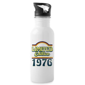 Edition Limitée 1976 Millésime - Gourde avec paille intégrée - blanc - Droite