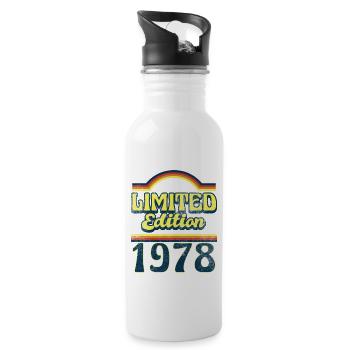 Edition Limitée 1978 Millésime - Gourde avec paille intégrée - blanc - Droite