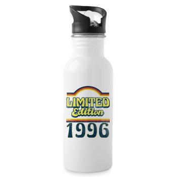 Limited Edition 1996 Vintage - Water bottle with straw - white - Right