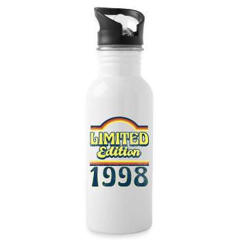 Edition Limitée Millésime 1998 - Gourde avec paille intégrée - blanc - Droite