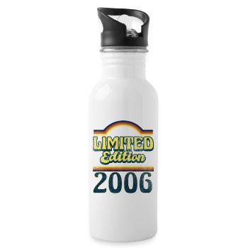 Limited Edition 2006 Vintage - Trinkflasche mit integriertem Trinkhalm - Weiß - Rechts