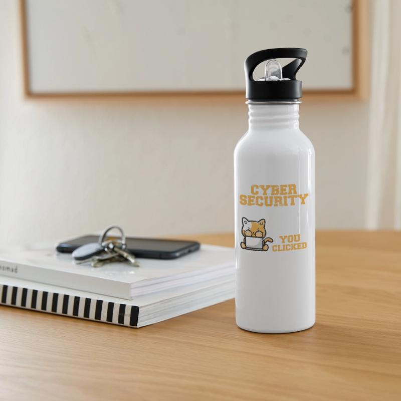 Computer Security Cyber Security Information Techn Water bottle with straw