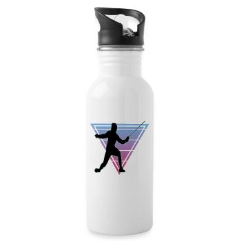 Fencing Fencing Sport Fencing - Water bottle with straw - white - Right
