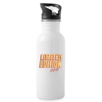 Édition Limitée Millésime 2019 - Gourde avec paille intégrée - blanc - Droite