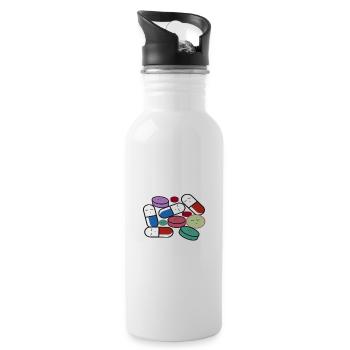 Pharmaceutical Technical Assistant Medicine Phar - Water bottle with straw - white - Right