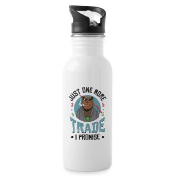 Plus qu’un seul échange que je promets - Gourde avec paille intégrée - blanc - Droite