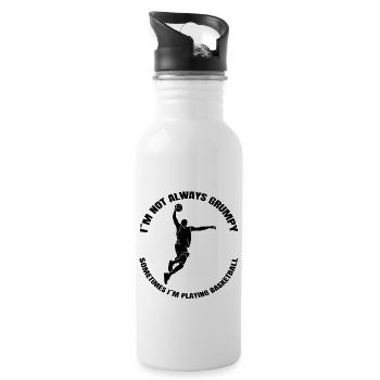 Basketball Basketball Lovers Basketball Club - Water bottle with straw - white - Right