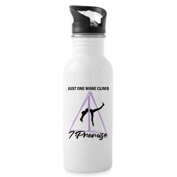 Aerial Silk Dancer for Aerial Ribbon and Aerialist - Water bottle with straw - white - Right