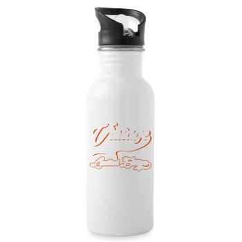 Limited Edition 2017 Vintage - Trinkflasche mit integriertem Trinkhalm - Weiß - Rechts