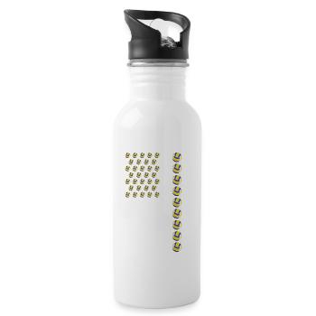American Sport Volleyball Flag - Water bottle with straw - white - Right