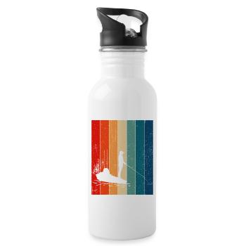 Kayak fishing and kayak fishing - Water bottle with straw - white - Right