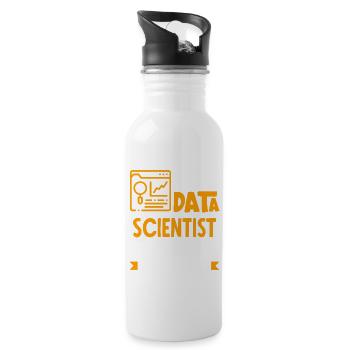 I'm Data Scientist I'm Always In My Element - Water bottle with straw - white - Right