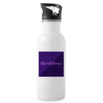 Altcoin Billionaire - Water bottle with straw - white - Right