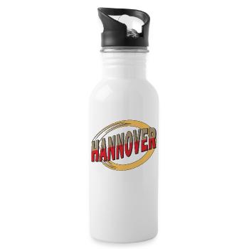 HANOVER - Water bottle with straw - white - Right
