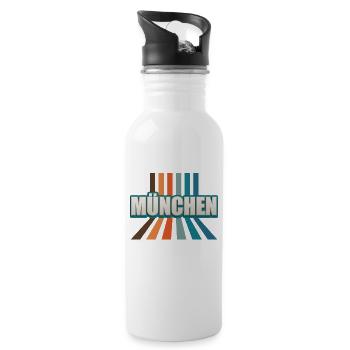Munich Munich Munich - Water bottle with straw - white - Right