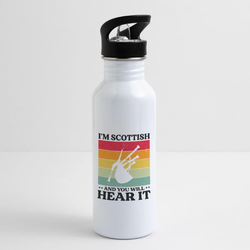 Conception de cornemuse pour Scotland Pride et cornemuse Gourde avec paille intégrée