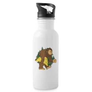 Bigfoot Taco3 - Gourde avec paille intégrée - blanc - Droite