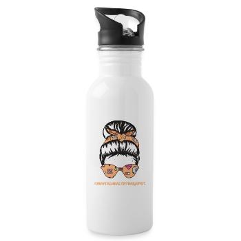 Mental Health The Rapist 2 - Trinkflasche mit integriertem Trinkhalm - Weiß - Rechts