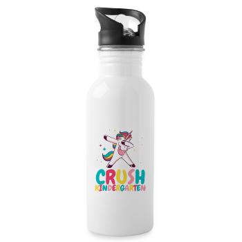 I'm ready to destroy the kindergarten lust - Water bottle with straw - white - Right