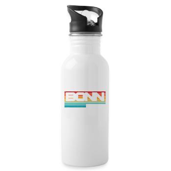 Bonnerin Bonner Bonn - Water bottle with straw - white - Right