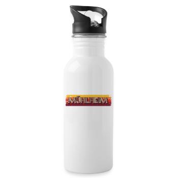 Mühlheimerin Mühlheimer Mühlheim - Water bottle with straw - white - Right