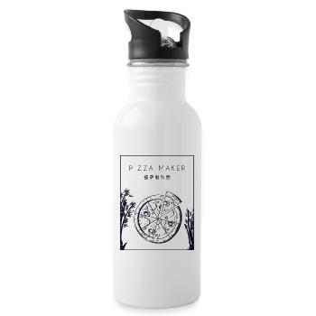Pizza Maker Chinese Hanzi Pizza Tray Pizza Oven - Water bottle with straw - white - Right