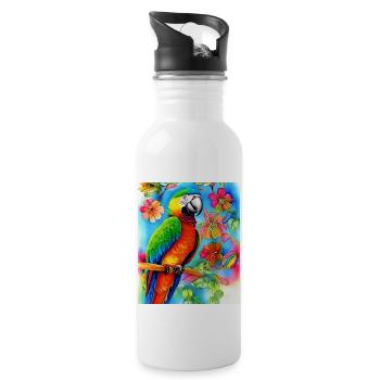 Parrot - Water bottle with straw - white - Right